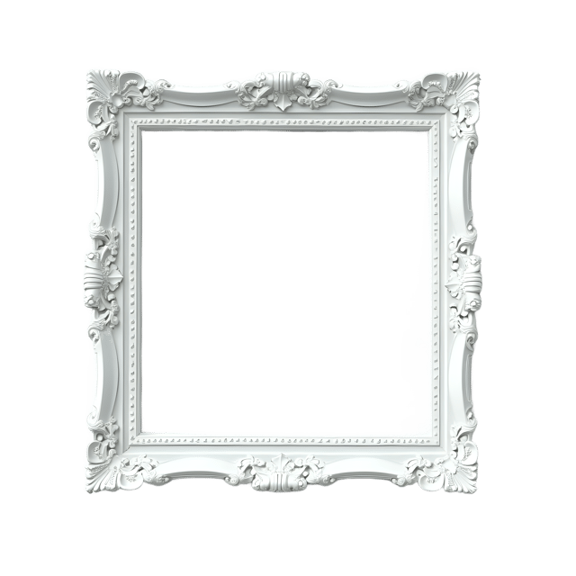 Free transparent PNG: Detailed Carving in Clear Glass Frame  Artwork PNG, free download