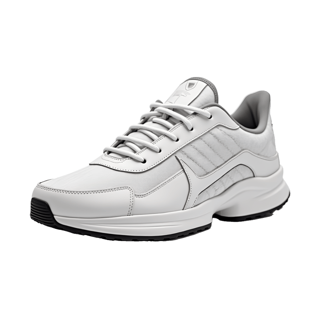 Free transparent PNG: Trendy White Sneakers Realistic Illustration for Fashion and Lifestyle Imagery