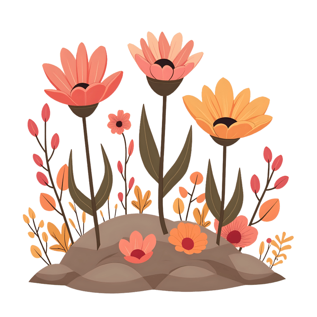 Free transparent PNG: Boho Desert Flowers  Nature Clipart, free transparent png download