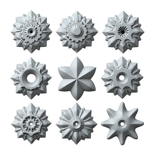 Free transparent PNG: Abstract 3D Structures with Transparent Background PNG