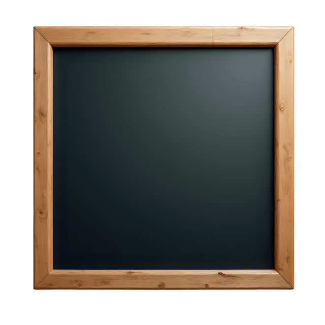 Free transparent PNG: Chalkboard Frame PNG Clipart  Ideal for Education  Creative Designs