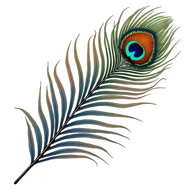 Free transparent PNG: Iridescent Peacock Feather  Silky Cloth Clipart, free downloadable png
