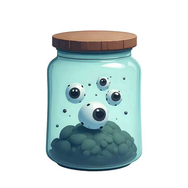 Free transparent PNG: Jar with Floating Eyes and Fog  Spooky Clipart, free download png