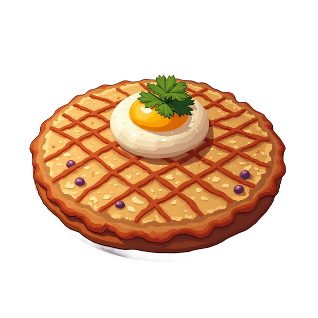 Free transparent PNG: Okonomiyaki Pancake  Japanese Street Food Clipart, free downloadable png