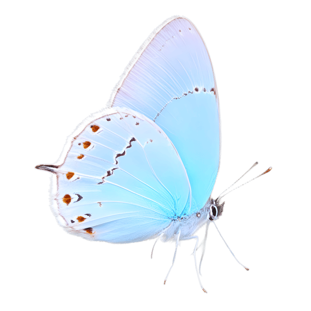 Free transparent PNG: Crowned Hairstreak Butterfly PNG with Transparent Background for Art and Design