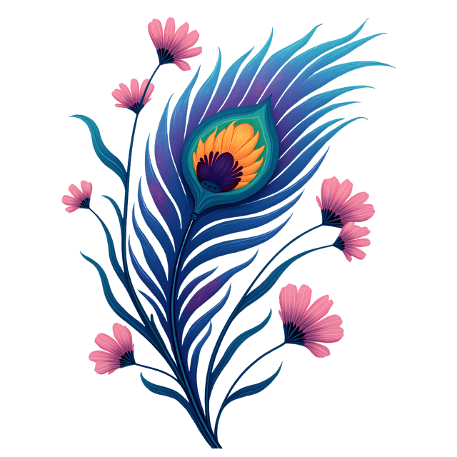 Free transparent PNG: Iridescent Peacock Feather  Nature Clipart, free transparent png download