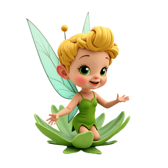 Free transparent PNG: Fairy in a Dewdrop PNG  Enchanting Nature Scene for Fairy Tales  Magical Crafts