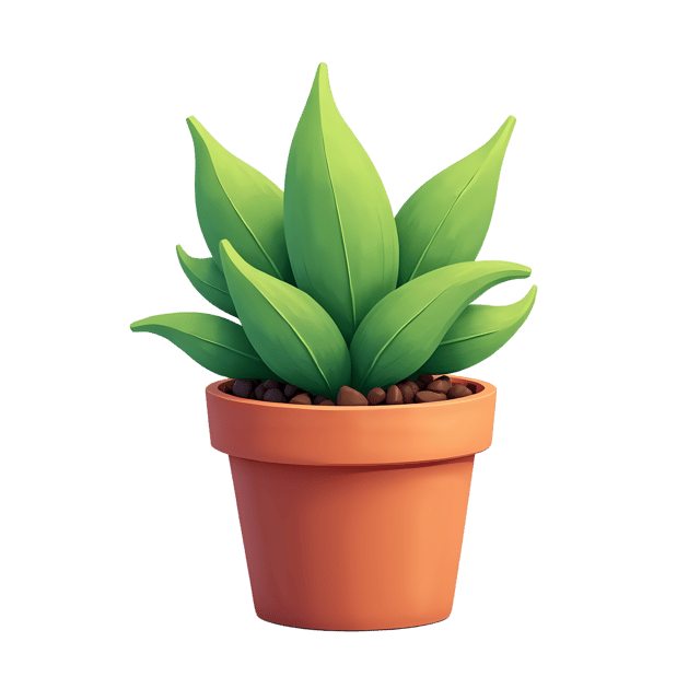 Free transparent PNG: Small Green Potted Plant PNG with Transparent Background for Decoration and Design