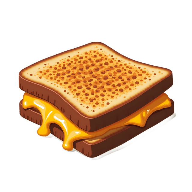 Free transparent PNG: Grilled Cheese Sandwich PNG Clipart  Ideal for Food Projects  Design