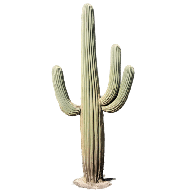 Free transparent PNG: Transparent Saguaro Cactus PNG for Nursery and Craft Projects