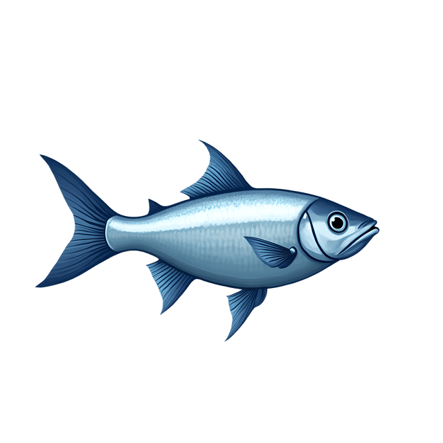 Free transparent PNG: Small Silver Fish PNG with Crystal-Clear Ocean Water Background