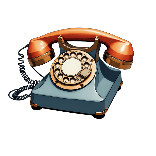 Free transparent PNG: Vintage Handset  Retro Telephone Clipart, free png download