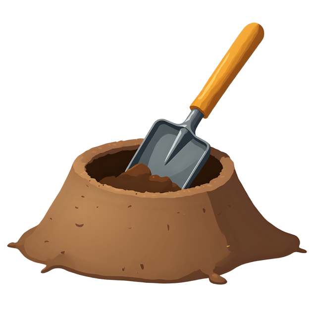 Free transparent PNG: Fresh Dug Hole  Shovel Clipart, free downloadable png