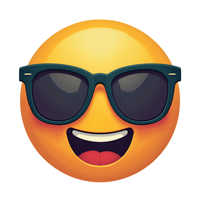 Free transparent PNG: Face with Sunglasses Emoji PNG Clipart  Ideal for Fashion  Lifestyle Designs