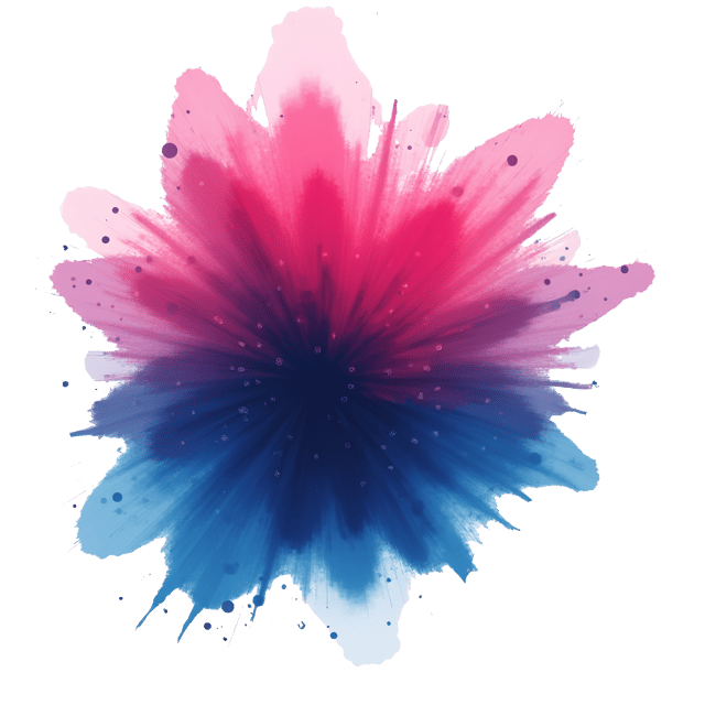 Free transparent PNG: Hot Pink and Midnight Blue Abstract Splash PNG Illustration for Modern Art and Design