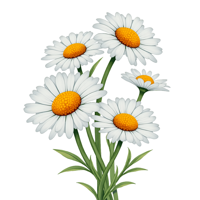 Free transparent PNG: Daisy Cluster  Flower Clipart, free downloadable png
