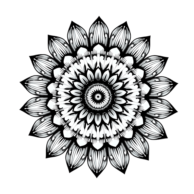Free transparent PNG: Petal Art Mandala  Free Downloadable Clipart PNG