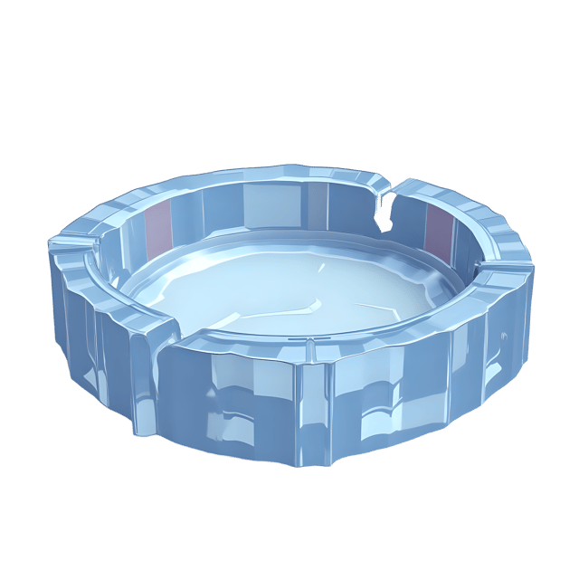 Free transparent PNG: Crystal Ashtray PNG with Transparent Background for Modern Design Use