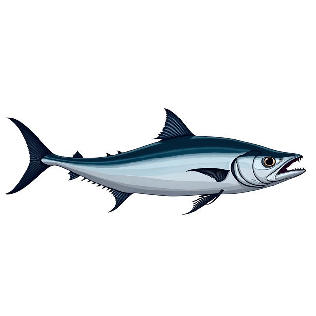 Free transparent PNG: Barracuda Fish PNG Clipart  Ideal for Ocean-themed Projects  Educational Use