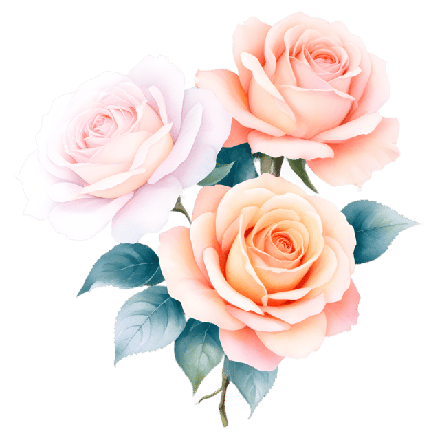Free transparent PNG: Vibrant Rose Arrangement PNG with Transparent Background for Floral Design and Decor