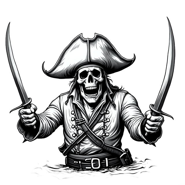Free transparent PNG: Pirate Shouting PNG Download  Nautical Themed Clipart for Parties  Adventures