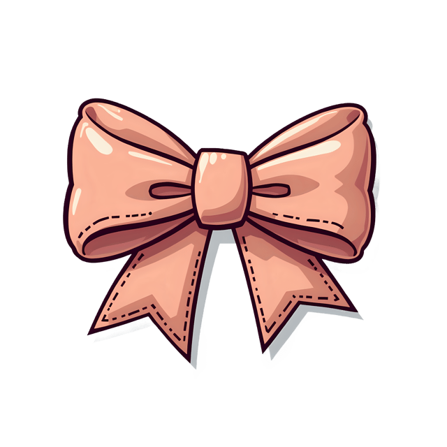 Free transparent PNG: Stitched Ribbon with Puffy Loops  Handmade Craft Clipart, free download png