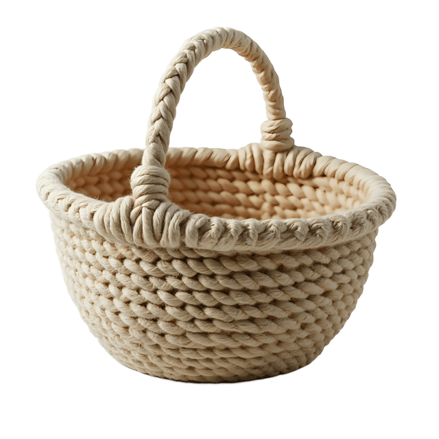 Free transparent PNG: Knitted Basket PNG Clipart  Ideal for Handicrafts  Decor