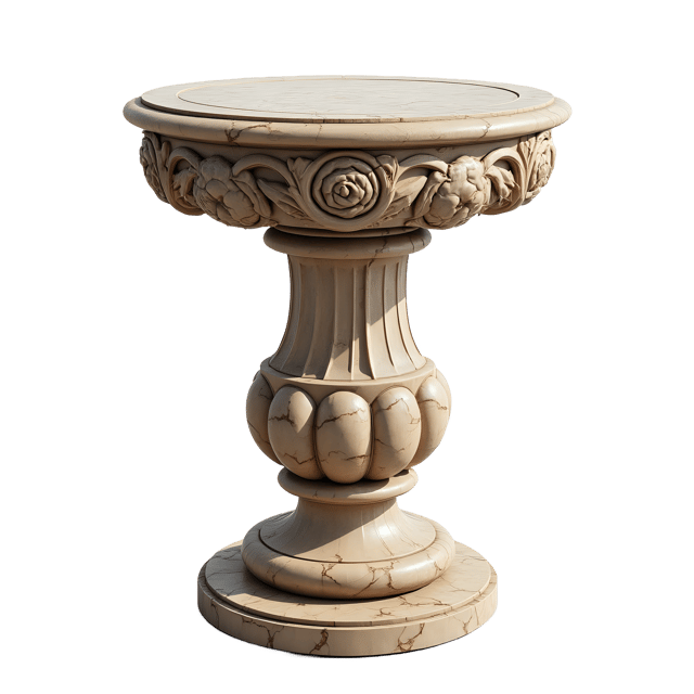 Free transparent PNG: Floral Marble Pedestal with Rose Carvings PNG Clipart  Perfect for Design and Decor