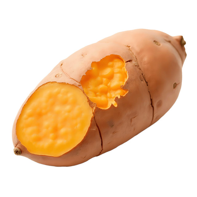Free transparent PNG: Sweet Potato PNG Clipart  Ideal for Food Projects, Crafts  Education