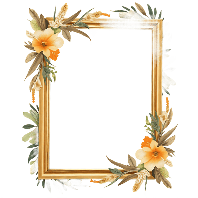 Free transparent PNG: Gold Frame PNG Clipart  Perfect for Design Projects  Decor