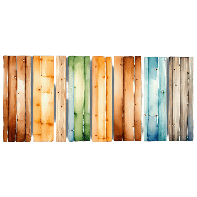 Free transparent PNG: Watercolor Wharf Wood Panel Transparent PNG Illustration – Nature Inspired Clipart