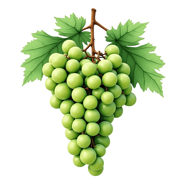 Free transparent PNG: Green Grapes Cluster  Fruit Clipart, free downloadable png