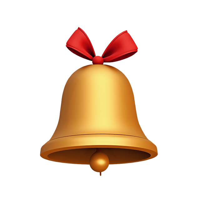 Free transparent PNG: Christmas Bell Vector Illustration for Holiday Decorations and Print Design