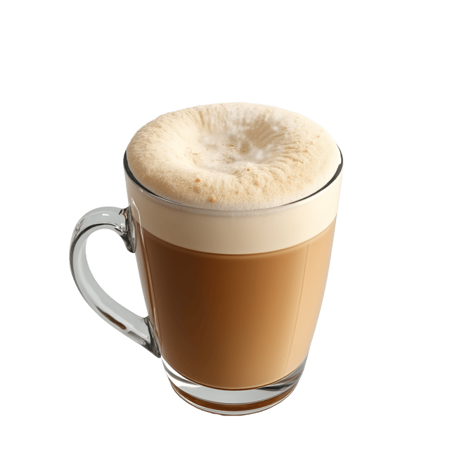 Free transparent PNG: Frothy Cappuccino with Steamed Milk and Foam PNG Image