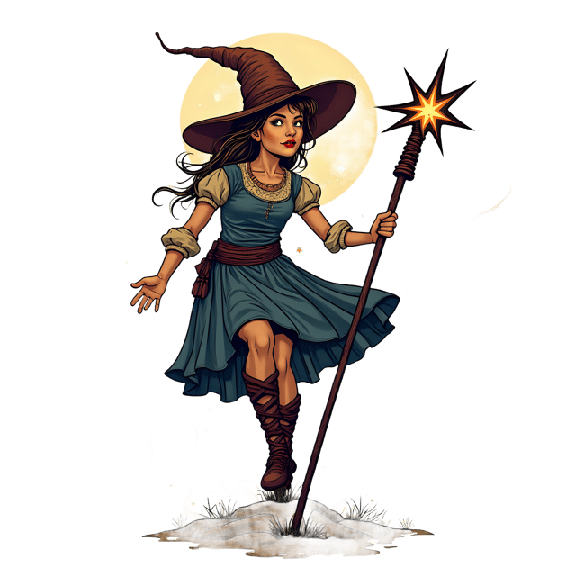 Free transparent PNG: Enchanted Staff with Glowing Runes PNG for Fantasy Art and Decor