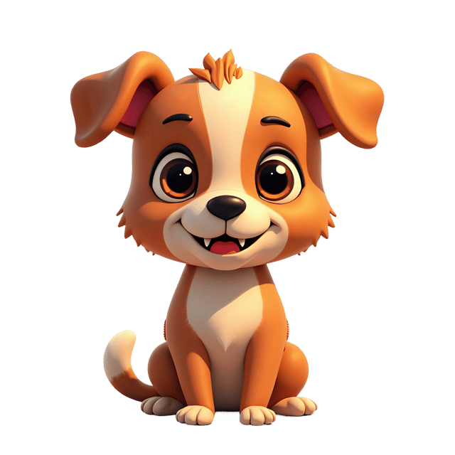Free transparent PNG: Loyal Dog Realistic Painting with Transparent Background PNG