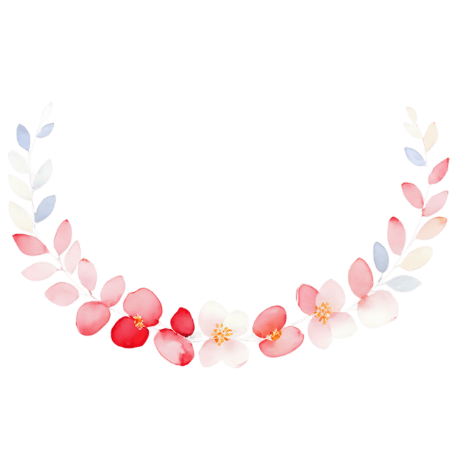 Free transparent PNG: Watercolor Petal Edge Trim PNG - Transparent, Gentle Style Illustration for Design & Craft