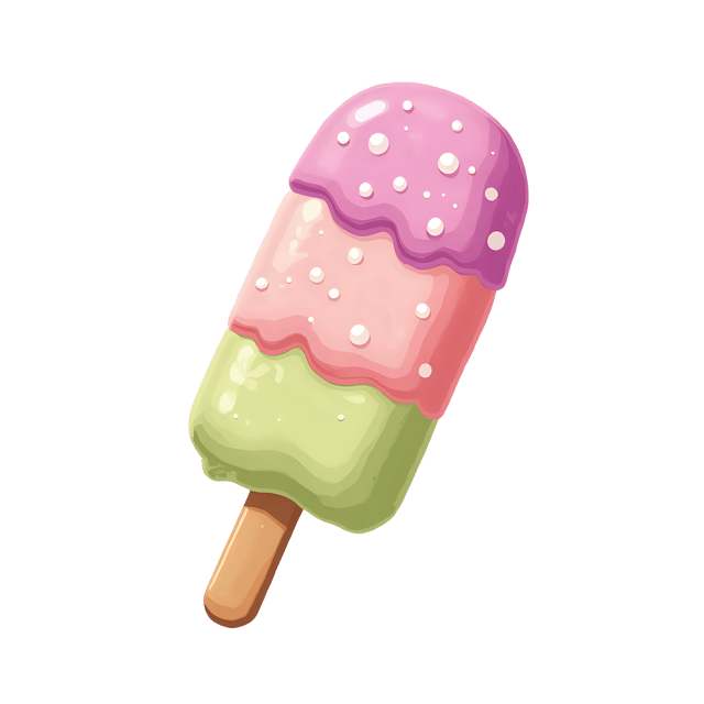 Free transparent PNG: Candy-Coated Ice Cream Bar  Pastel Colored Dessert Clipart, free png download
