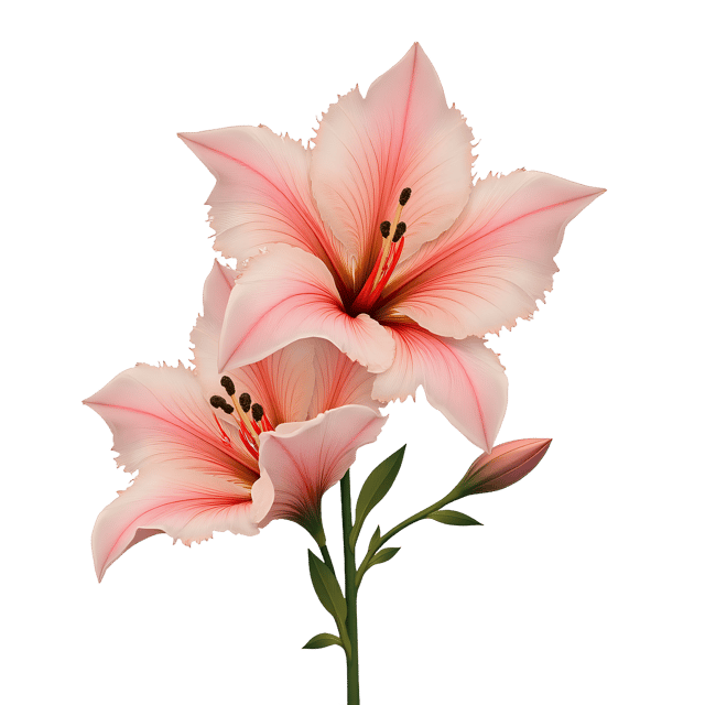 Free transparent PNG: Long Petal Bloom with Fringe Tips  Flower Clipart, free png download