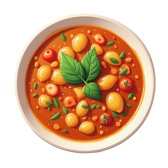 Free transparent PNG: Minestrone Soup with Fresh Herbs  Free PNG Clipart Download