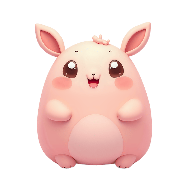 Free transparent PNG: 18 Pastel-Colored Soft-Body Creature with Inviting Eyes PNG Design