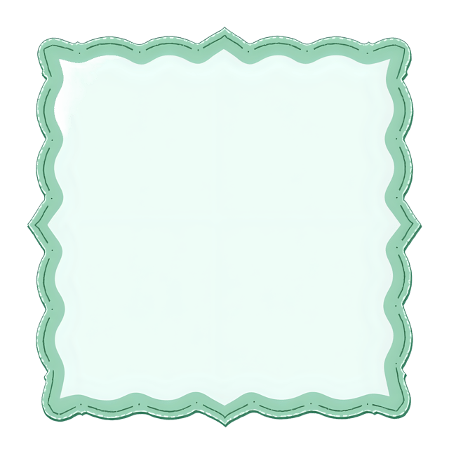 Free transparent PNG: Scalloped Ribbon Edge in Mint Green  Free PNG Download