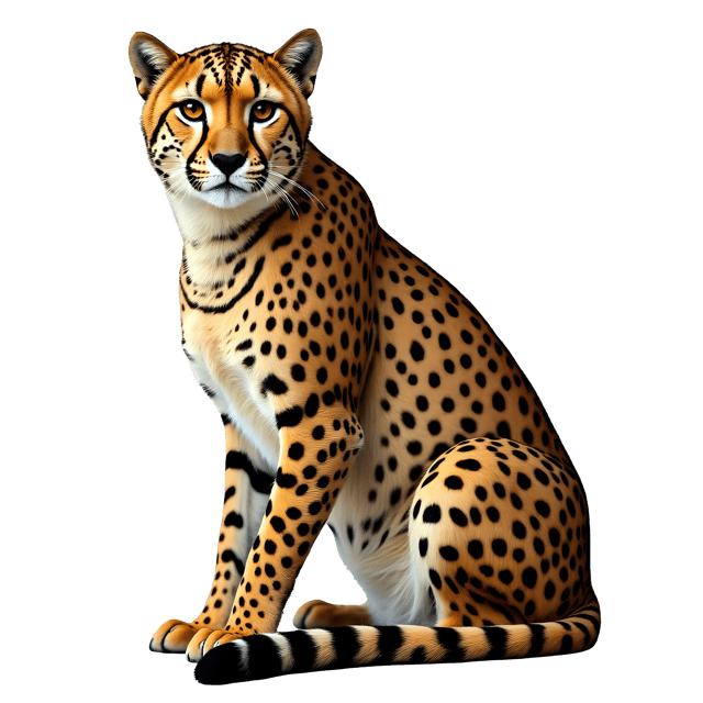 Free transparent PNG: Cheetah PNG Clipart  Perfect for Wildlife Projects  Educational Materials