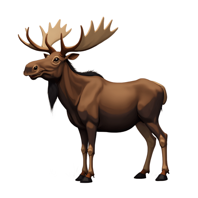Free transparent PNG: Moose PNG Clipart  Ideal for Nature Projects, Crafts  Decor