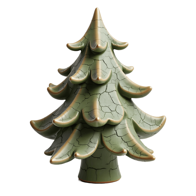 Free transparent PNG: Vintage Tree Ornament with Cracked Glaze  Antiquated Christmas Clipart, free png download