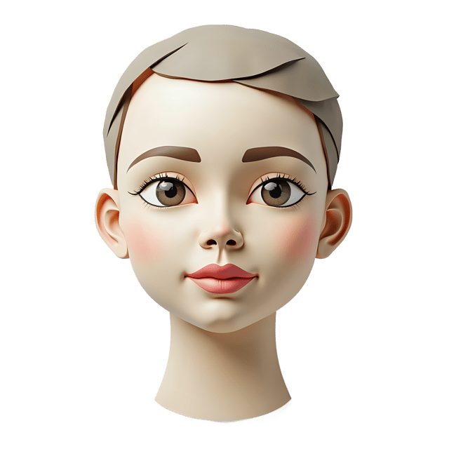 Free transparent PNG: Neutral Face Portrait PNG  Versatile for Emotionless Design Projects  Art