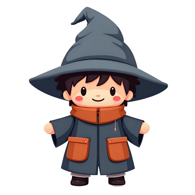 Free transparent PNG: Amigurumi Wizard  Cute Crochet Clipart, free download png