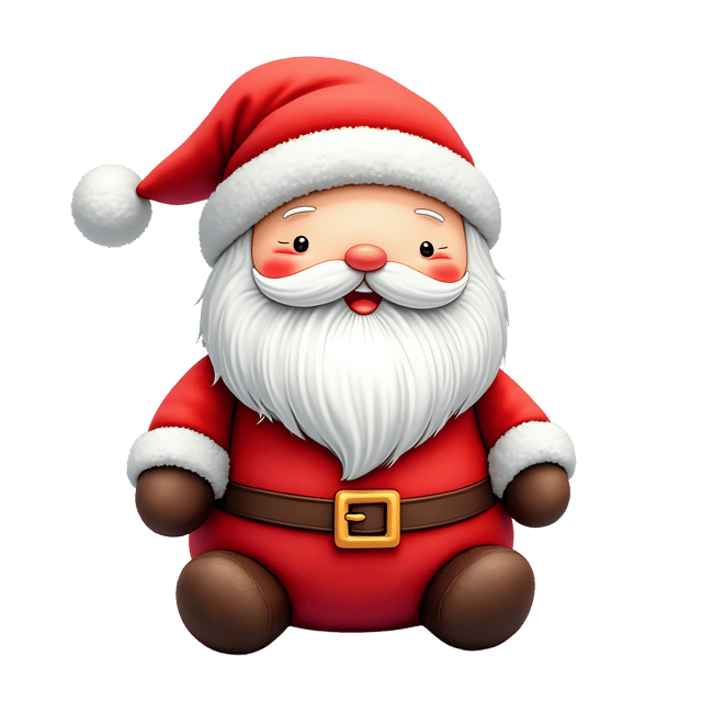 Free transparent PNG: Amigurumi Santa  DIY Craft Clipart, free downloadable png