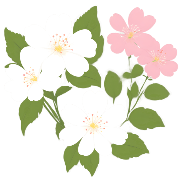 Free transparent PNG: Fragrant Spring Blooms Clusters PNG with Transparent Background for Floral Design