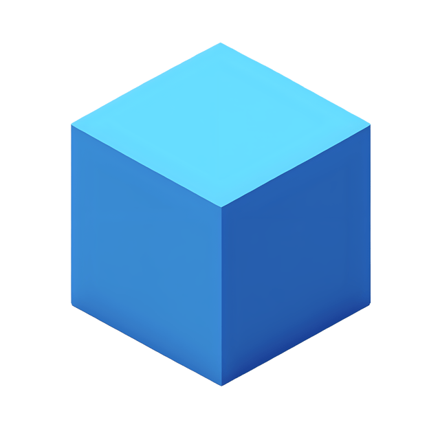 Free transparent PNG: Abstract Blue Cube  Modern Art Clipart, free transparent png download